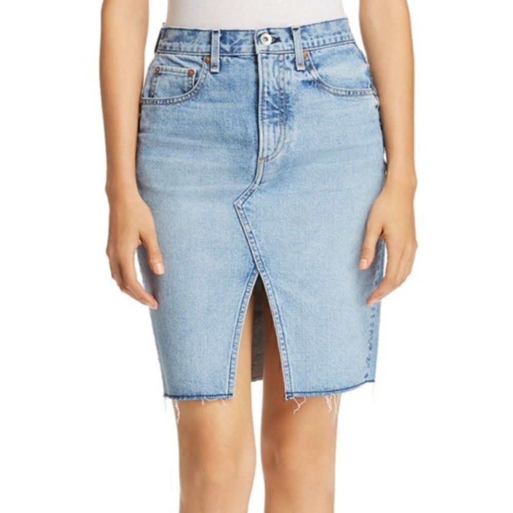Rag & Bone Jean Suji Denim Pencil Skirt Lexi Sz 31